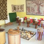 Animation percussions africaines, Angers, Maine-et-Loire