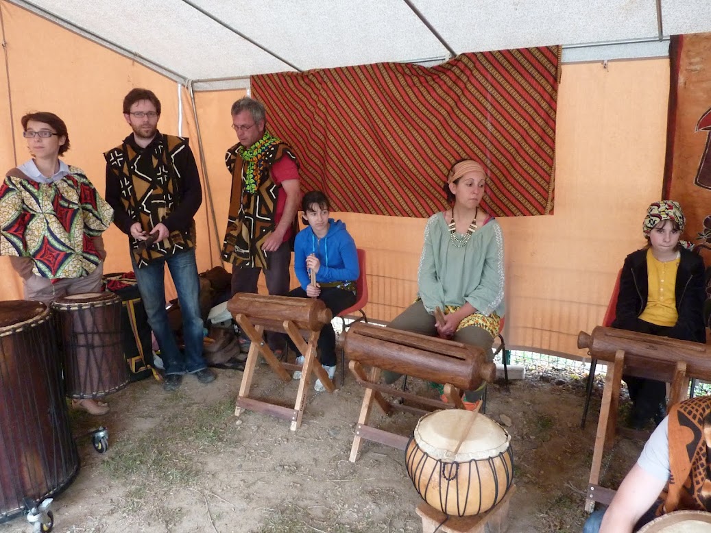 Animation Percussions Africaines, Brain-sur-l'Authion, Maine-et-Loire