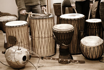 Cours percussions africaine à Angers, Maine-et-Loire