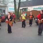 Carnaval de Pellouailles : Animation danse africaine, à Angers, en Maine-et-Loire