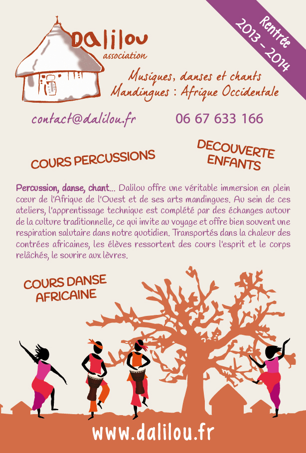 Programmes 2013-2014 : danse et percussions africaines