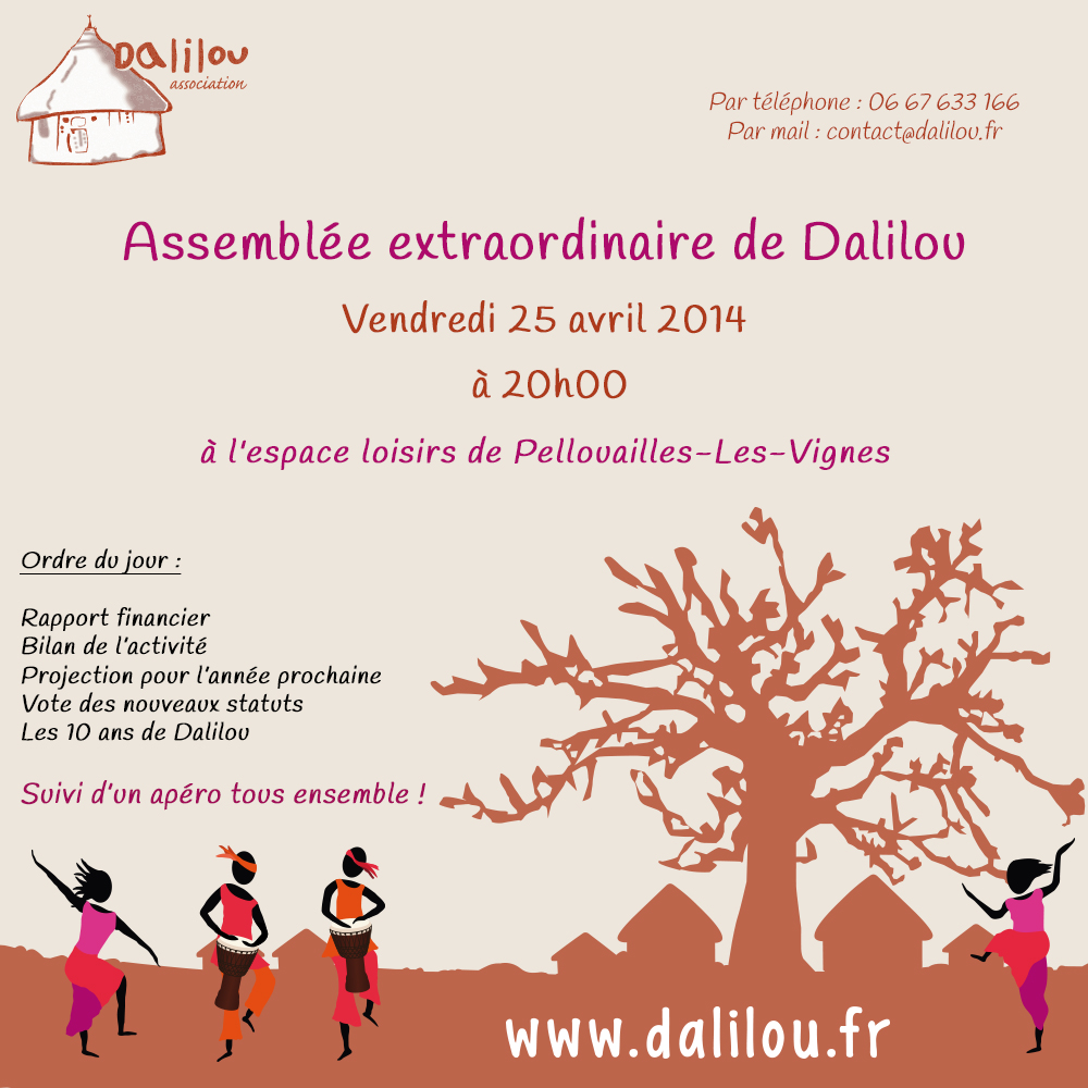 AG extraordinaire, RDV à ne pas manquer !