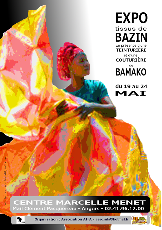 Exposition tissus de Bazin à angers