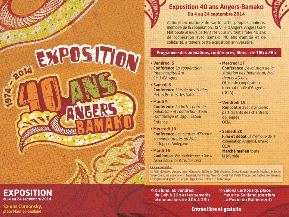 Exposition 40 ans Angers-Bamako