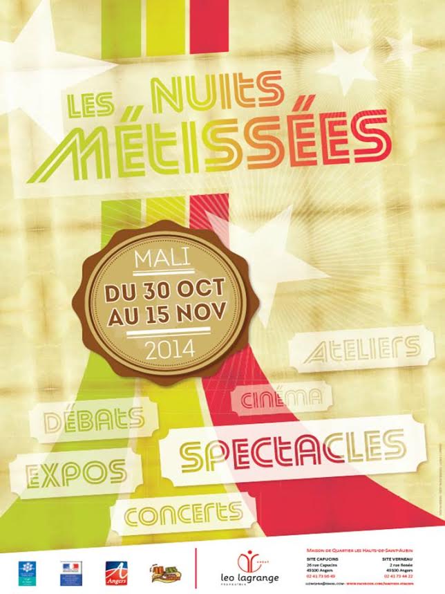Dalilou participe aux Nuits Métissées 2014, Angers, Maine-et-Loire