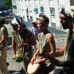 Le Collectif Dalilou, Animation de rue autour de l'Afrique, à Tout Angers Bouge