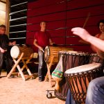 Festival Festi'Ouailles : animation percussions près d'Angers