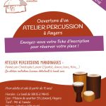 Ouverture d'un atelier percussions à Angers