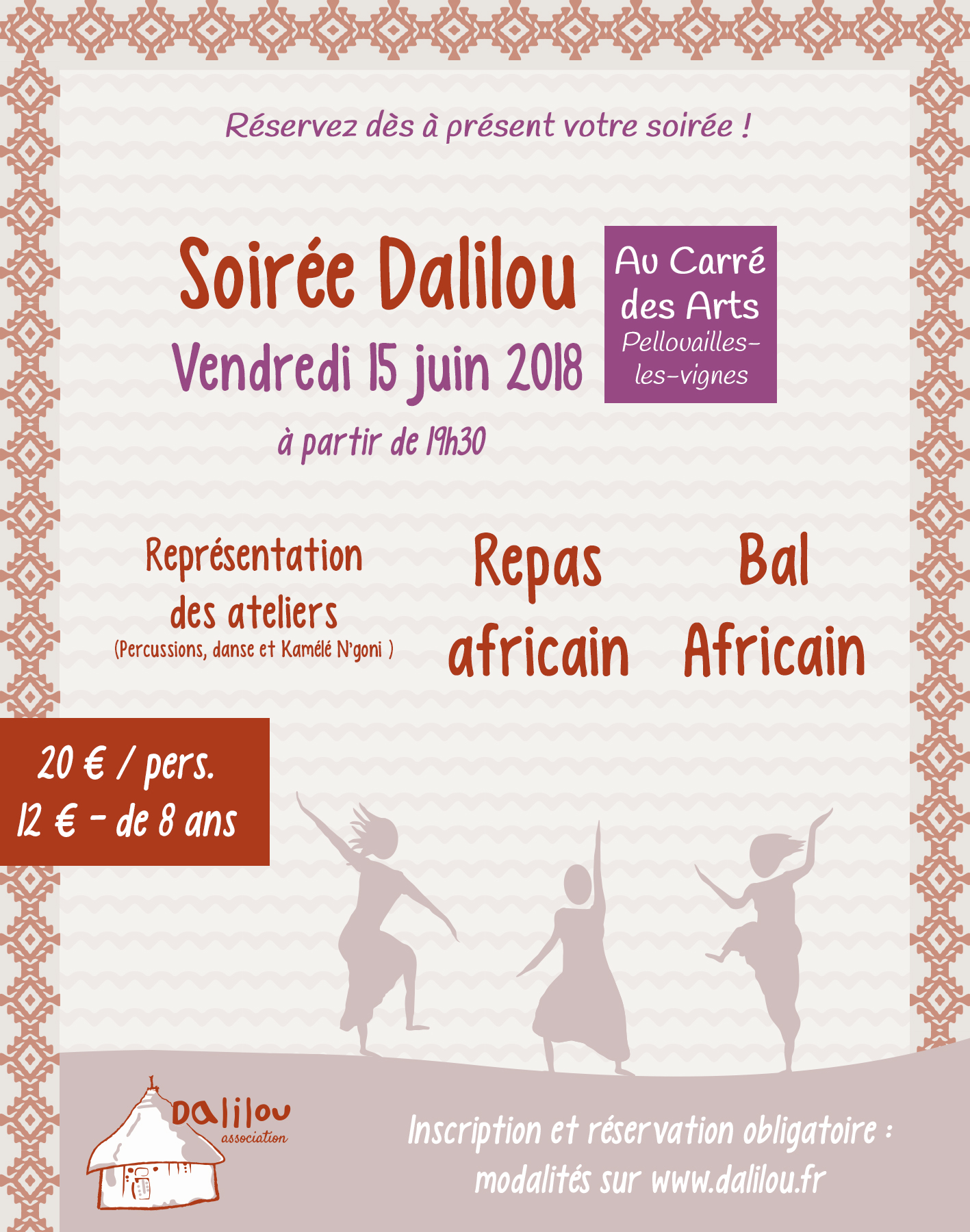 Soirée africaine près d'Angers - Association Dalilou