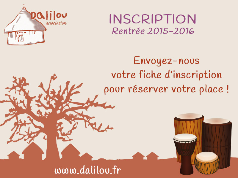 Les inscriptions aux ateliers de danse africaine et de percussions sont ouvertes !