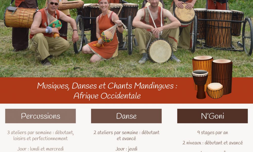 danse africane Angers, percussions et N'Goni